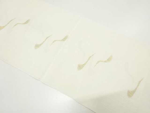 JAPANESE KIMONO / UNUSED GOLD THREAD OBIAGE